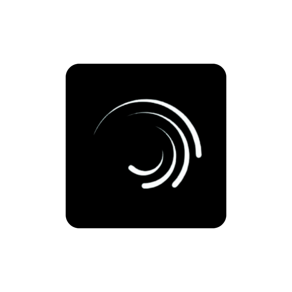 Download Alight Motion CapCut logo PNG 2026 2 AM Mod APK logo