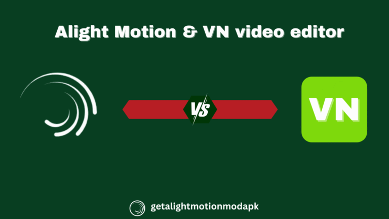 Comparison between Alight Motion vs VN video editor