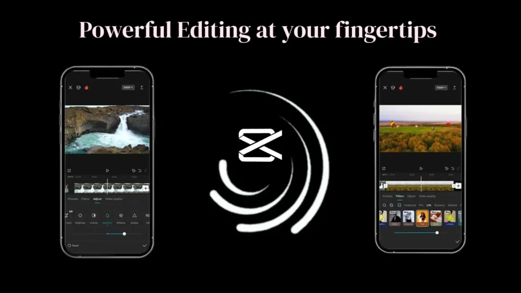 working screen shoots of CapCut