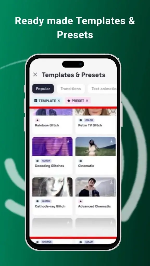 working screen shoots of Alight Motion Mod APK