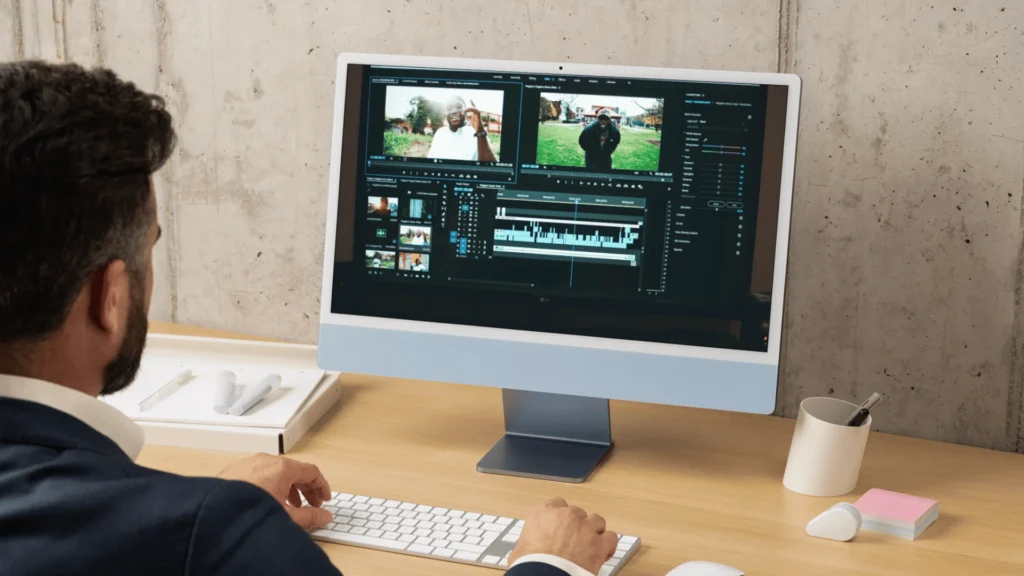 working screenshoots of Alight Motion on PC