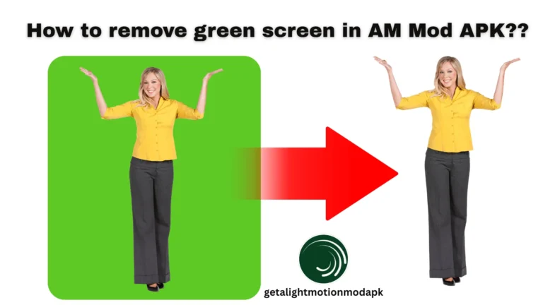 how to remove green screen in alight motion