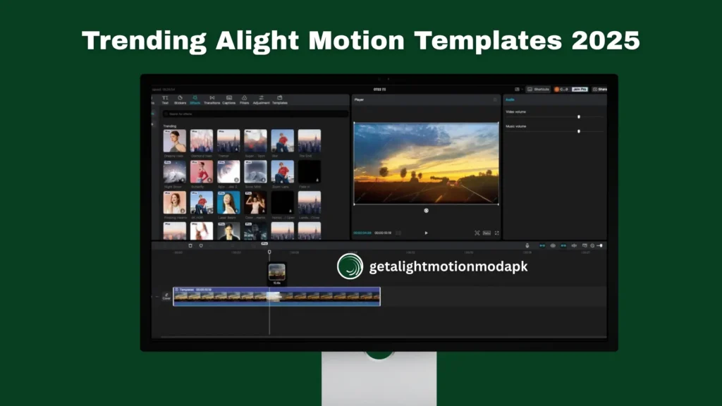 Alight Motion Trending Templates