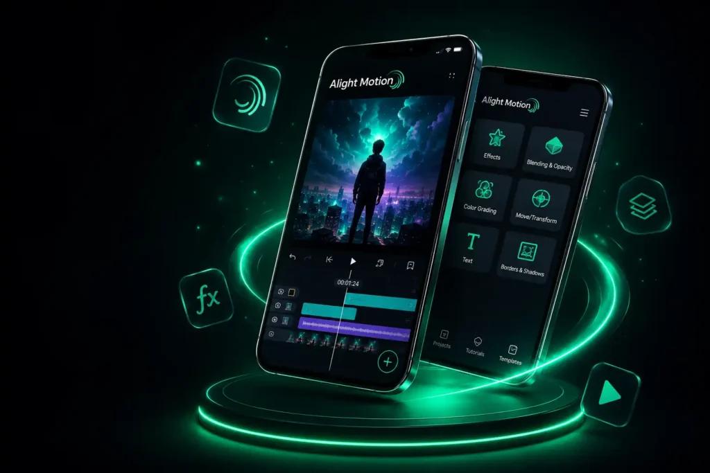 Alight Motion Mod APK (v5.0.281) Latest 2026 without watermark All premium unlocked 1 Alight Motion Pro APK working